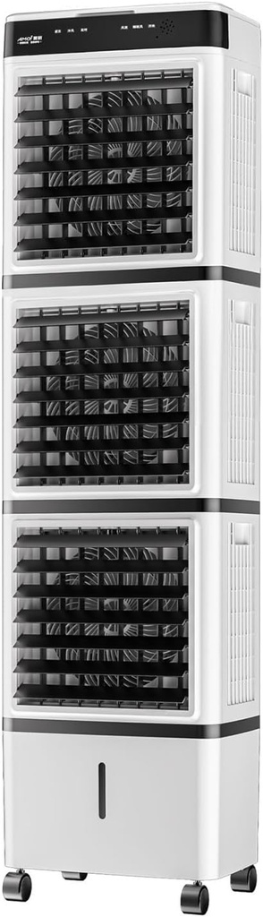 Oscillation Cooling Fan with 3 Speeds, Portable Evaporative Air Cooler,Personal Swamp Cooler for Bedroom Home Office, Cooling Fan with 12H Timer, Oscillation Tower Fan with Remote(126cm(49.6in))