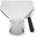 Olde Midway Stainless Steel French Fry Scoop with Right Handle - Commercial Fry Bagger Scooper