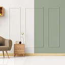 3 Sets Peel and Stick Wall Molding Kit, Premade Wainscoting Panels for Interior Wall Moulding Decor, Ready to Assemble Wainscoting Accent Panel (96 x 24In, 96 x 48In)