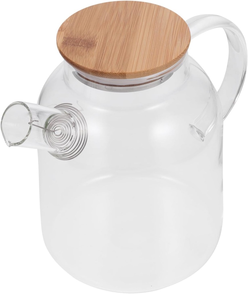 High Borosilicate Glass Cold Water Bottle Design Large Capacity for Juice Iced Tea Homemade Drinks