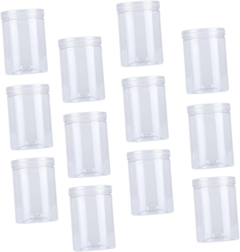 1 Set Transparent Food Sealed Jars for Cookies Snacks and Dry Fruits Sturdy Storage Containers with Super Tight Seal for Kitchen and Pantry Organization