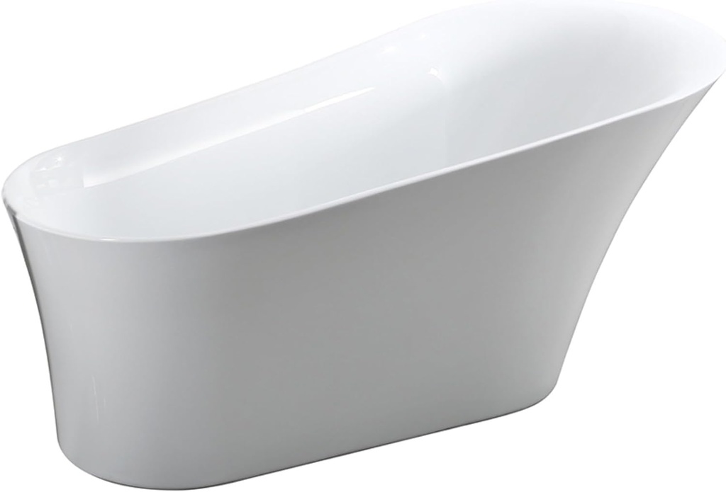 BA6519 Arezzo 67 inch Freestanding Bathtub in Glossy White