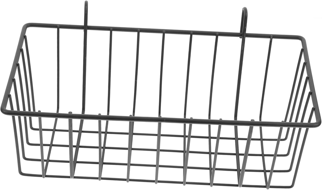 Kitchen Basket Hanging Wire Bathroom Storage Basket Iron Basket Toilet Storage Holder Sturdy Wall Rack