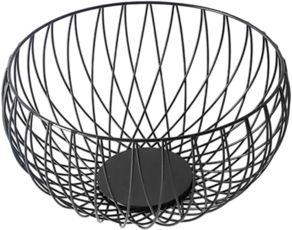 Fruit Bowl Basket Round Storage Basket Space Saving Vegetables Storage Rack Coffee Pod Holder for Candy Lemon Dry Pots Orange