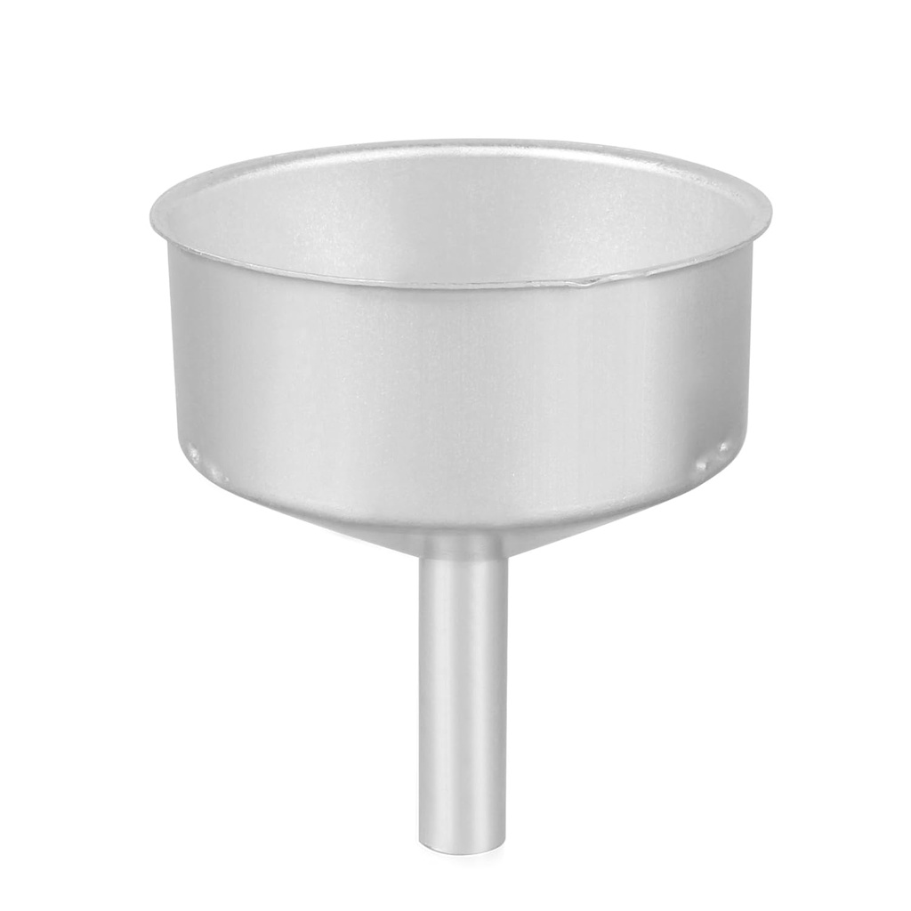 Espresso Maker Filter Basket，Moka Pot 6 Cup Replacement Funnel,Moka Pot Filter Fit for Moka Express, Fiammetta, Break, DAMA, Moka Timer and Rainbow (1 Pcs 6-Cup