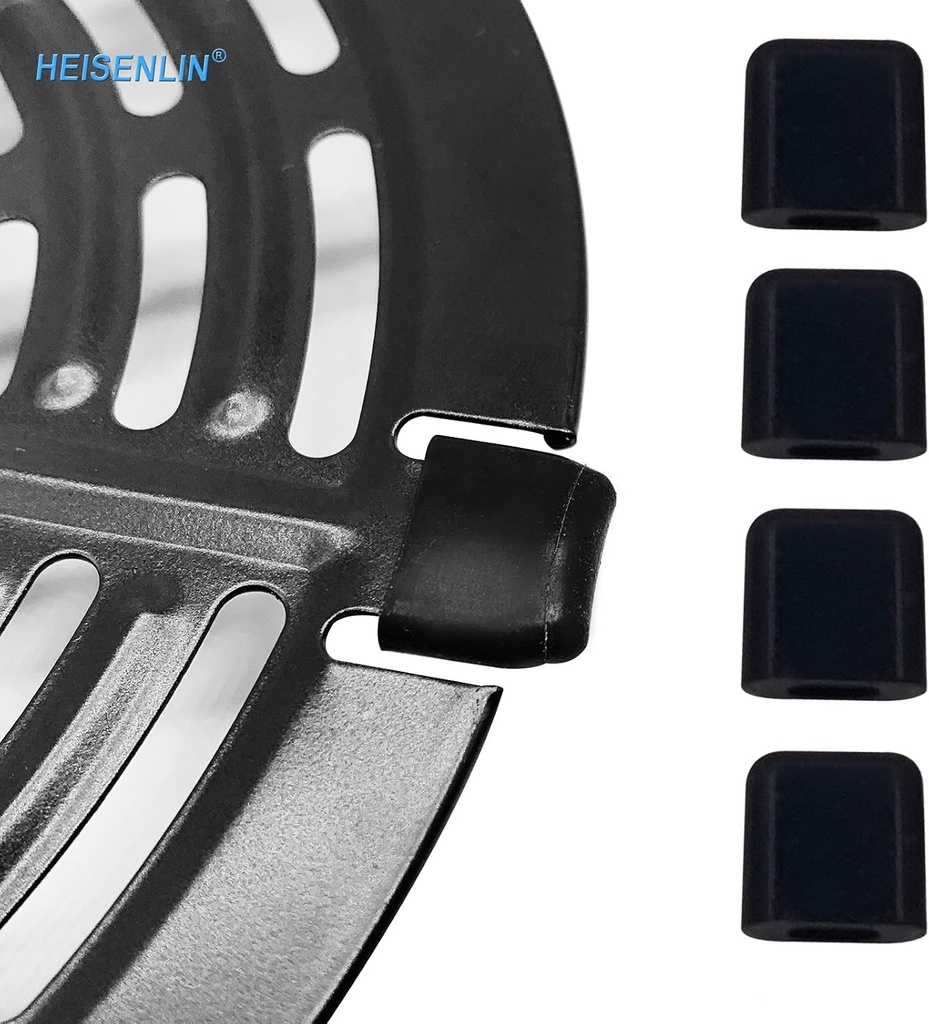 Air Fryer Rubber Bumpers, 4PCS Premium Silicone Rubber Feet Pieces Tabs Tips Pads Anti-scratch Protective Covers for Grill Pan Plate tray, Replacement Parts for Dash Chefman Gowise PowerXL