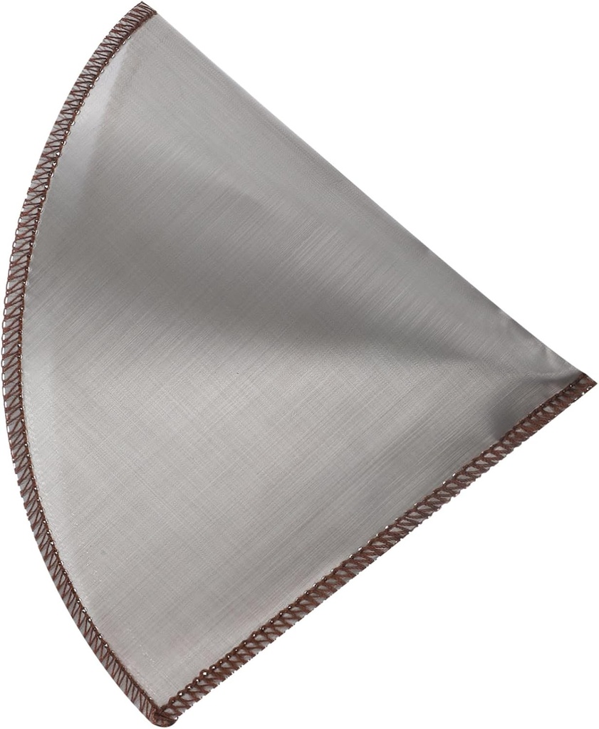 Stainless Steel Reusable Coffee Filter Screen Fine Mesh Espresso Filter for Cups Paper Design for Smooth Flavor for Coffee Shops and Home Brewing