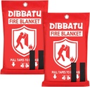 DIBBATU Fire Blanket for Home and Kitchen, Fire Blankets Emergency for Home, Emergency Fire Blankets Retardant for House, Fireproof Blanket, Survival FireBlanket for Kitchen,Fireplace, Grill, BBQ