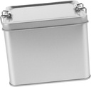 PRETYZOOM Vintage Tinplate Storage Case with Lid Cookie Box for Weddings Candy Tins for Home Office Keeps Items Fresh Stylish Decor present for Friends Family
