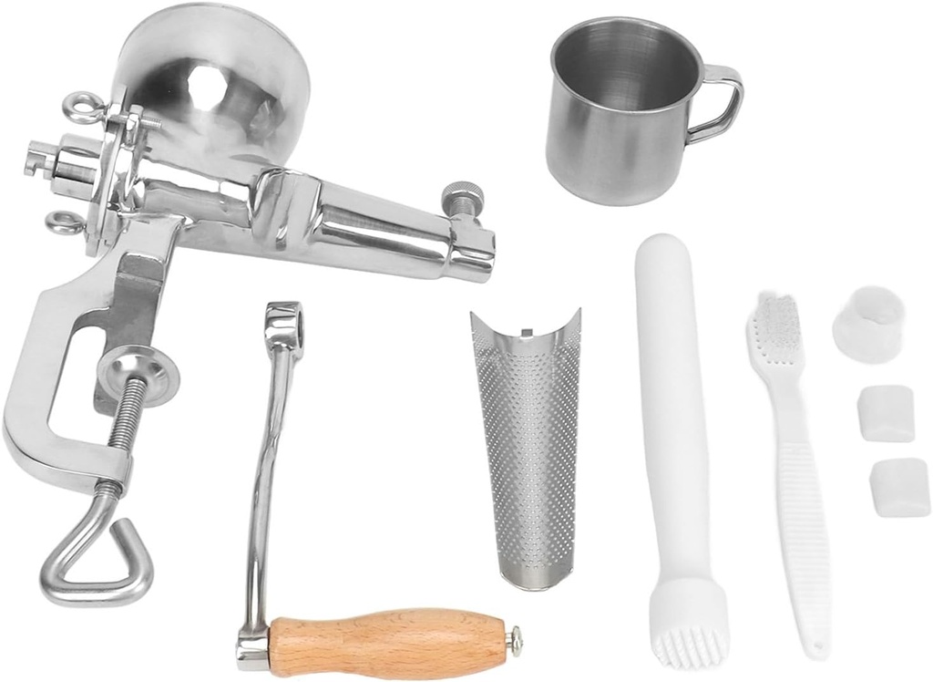 Wheatgrass Juicer, Stainless Steel Manual Wheatgrass Juicer Fruit Extractor Hand Vegetables Squeezer for Grape Celery Kale Spinach Parsley