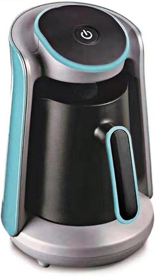 600W Automatic Coffee Maker Machine Cordless Electric Coffee Pot Moka Coffee Kettle 220V Portable(Blue)