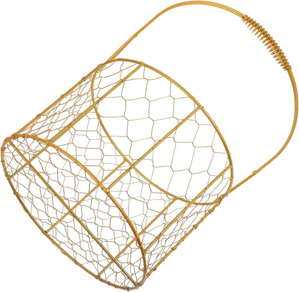 Coffee Storage Basket Handle Metal Wire Organizer for Espresso Capsules for Tea and Candy Decor Countertop