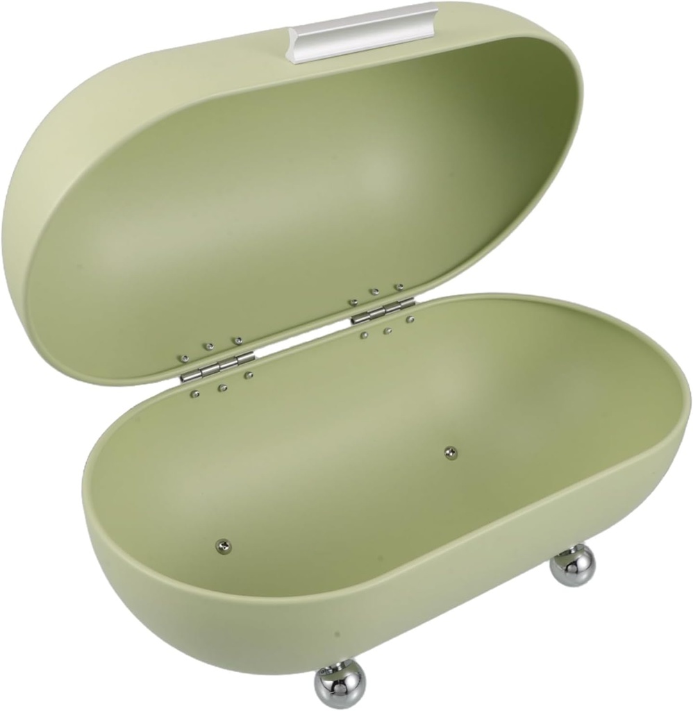 Ciieeo Retro Bread Storage Box for Kitchen Counter Organizer for Home Office School Stylish Vintage Design Storage for Bread and More