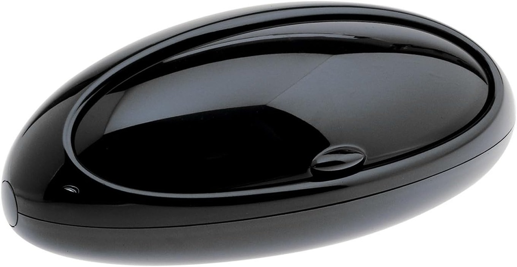 Alessi ASG22 B "Gnam" Bread Bin, Black