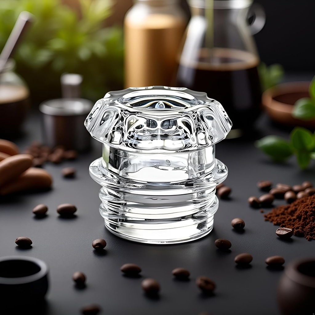 Transparent Coffee Percolator Glass Top Replacement Glass Knob Top for Percolator Replacement Parts for Coffee Pot Filters, Espresso Machine Replacement Parts