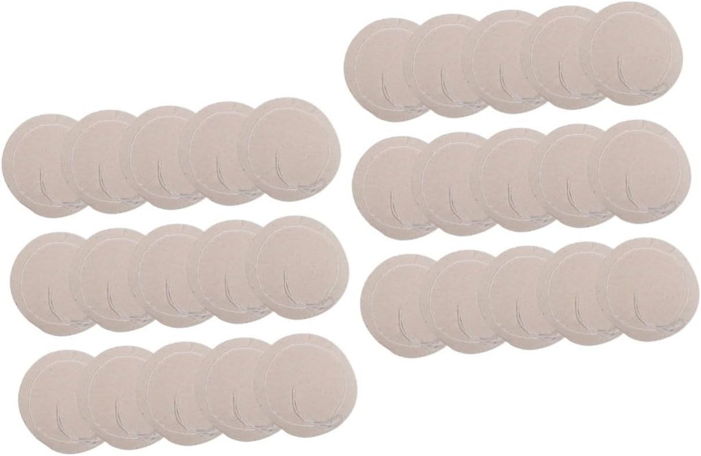 40pcs Coffee Filter Cloth Beige Filters for Syphon Coffee Makers for Home and Cafe Brewing