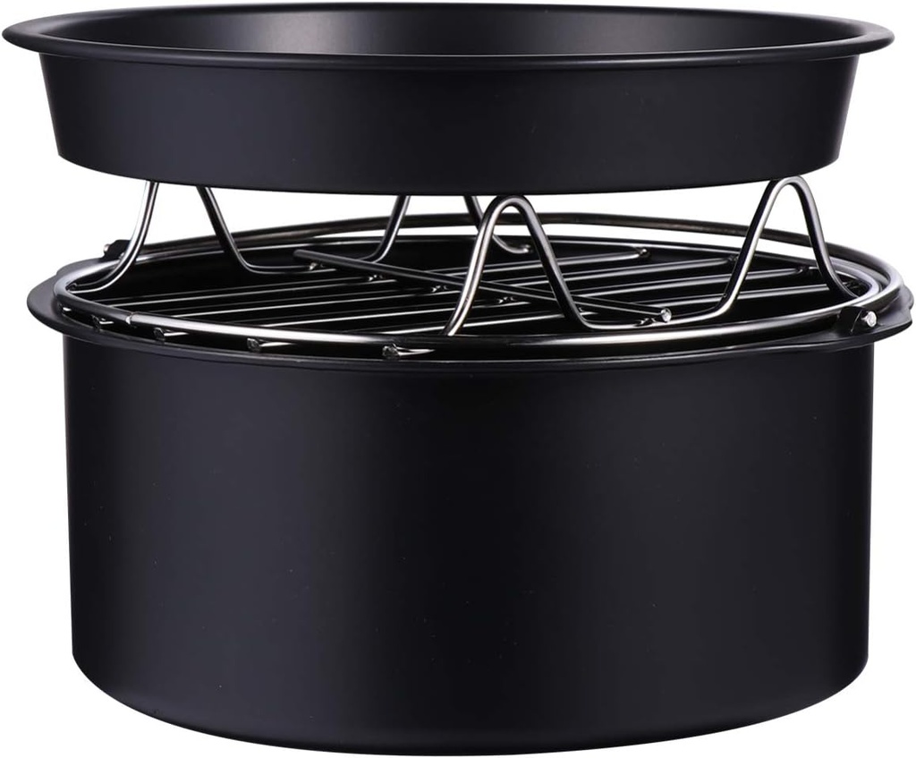 Garneck 3pcs Home Kitchen Baking Tools Cake Basket Air Fryer Supplies Easy to Clean Material