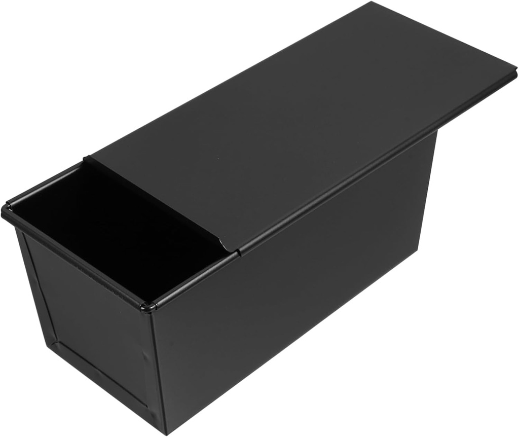 Toast Box Lid Non-stick Loaf Pan for Baking Bread and Cakes Kitchen Tool for Home Bakers for Sourdough and Sandwich Loaves