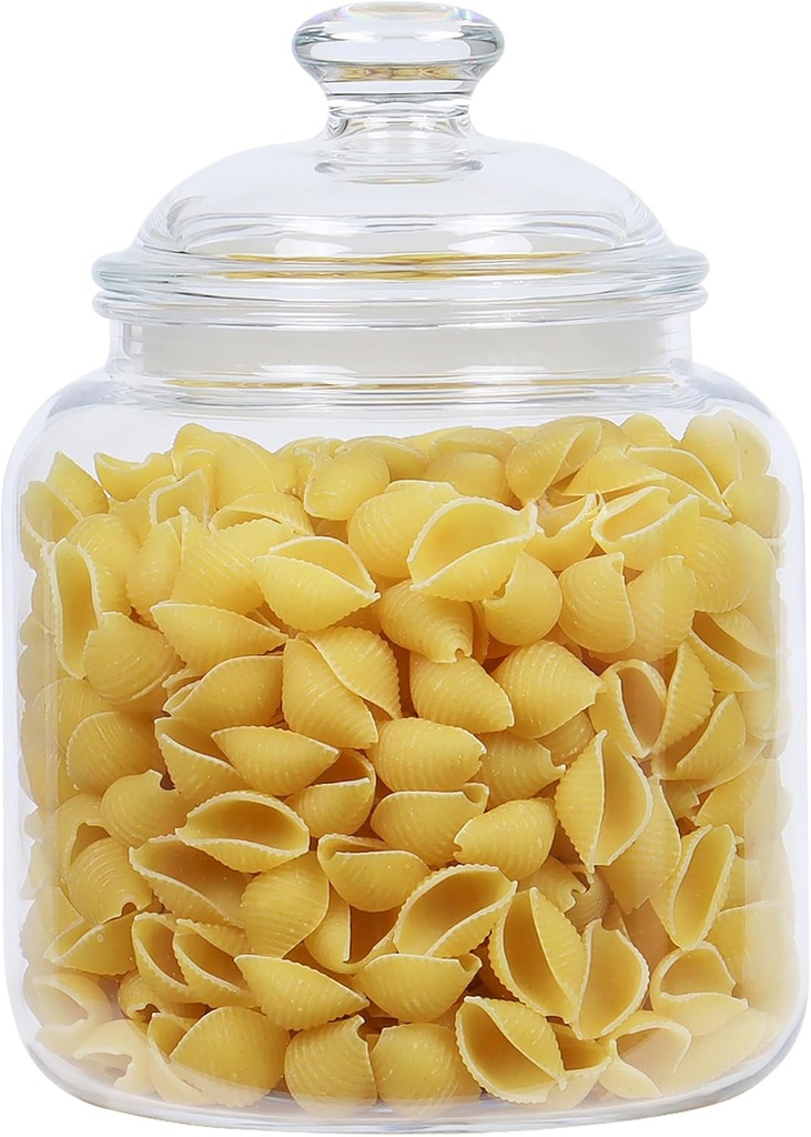 JOEY'Z 50oz / 1.5L - Acrylic Airtight Candy Jar Cookie Jar - Candy Jars with Lids Apothecary Jars With Lids - Laundry Pods Container Laundry Pod Container