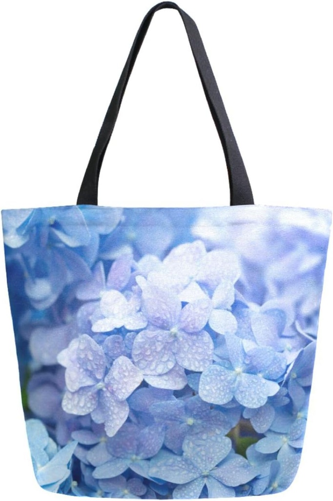 Naanle Canvas Tote Bag Large Womens Casual Shoulder Bag Handbag Canvas Tote Bag Reusable Grocery Shopping Bags for Women