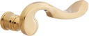 Baldwin Estate Lever Lifetime Brass Door Levers,Lifetime Polished Brass,5152.003.LMR