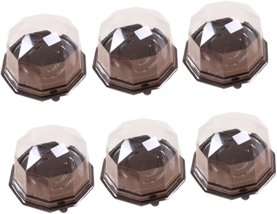 Mousse Food Container 50pcs Diamond Shape Cake Boxes Lid Party Favor for Wedding Birthday