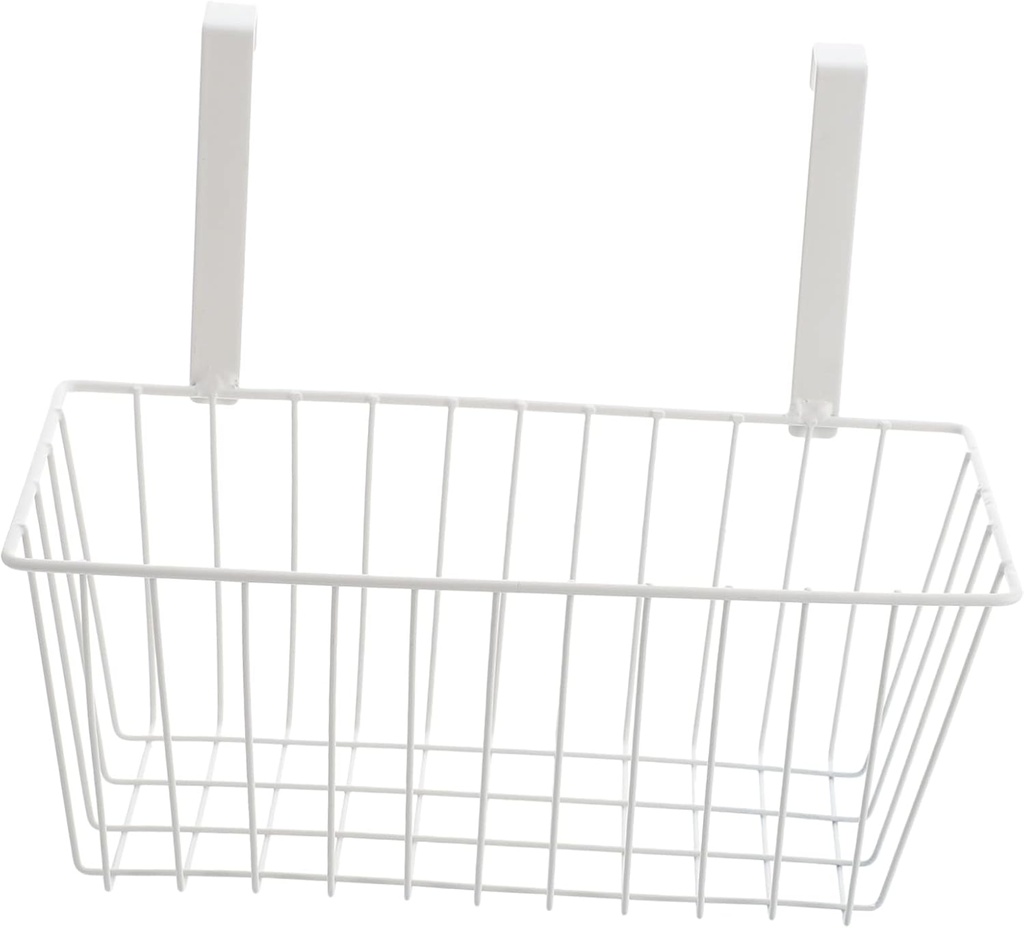 Alipis Hanging Wall Mounted Storage Basket with Hooks Small Iron Storage Basket for Bedroom Kitchen and Bathroom Organization Sturdy and Stylish Home Decor