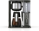 10 Cup Drip Coffee Maker, Hot & Iced Coffee, Stainless, Glass Carafe - 6 Brew Sizes: From Single Cup To Full Carafe, 24-Hour Delay Brew: Wake Up To Hot Coffee