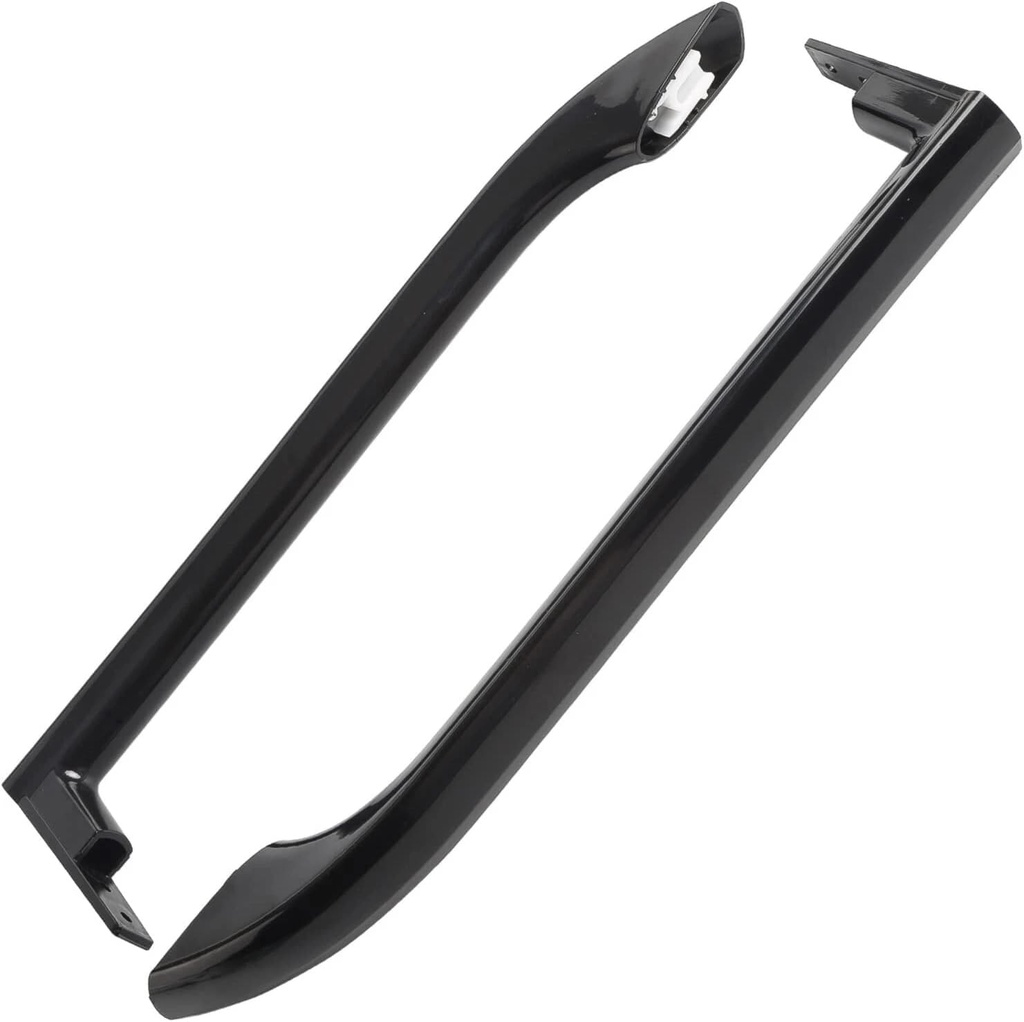 5304506471 Re frige rator Door Handle Set (Black) Replaces 242059503 242059506