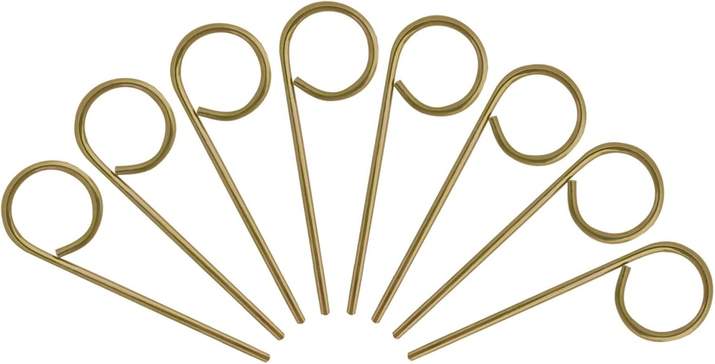 Interior Door Key Emergency Key for Bathroom Bedroom, Solid Key Pin, Interior Privacy Door Lock Compatible - 8 Pack