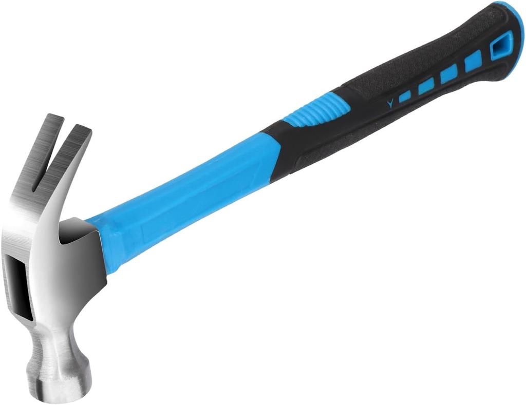 Claw Hammer with Comfort Grip Framing Hammer with Smooth Head Stubby Hammer 13 oz Claw Hammers Stainless Steel Hammers Tools Perfect for Household Projects Garage