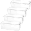 4pcs Food Storage Container Box for Organizing Grain Sealed Storage Box Airtight