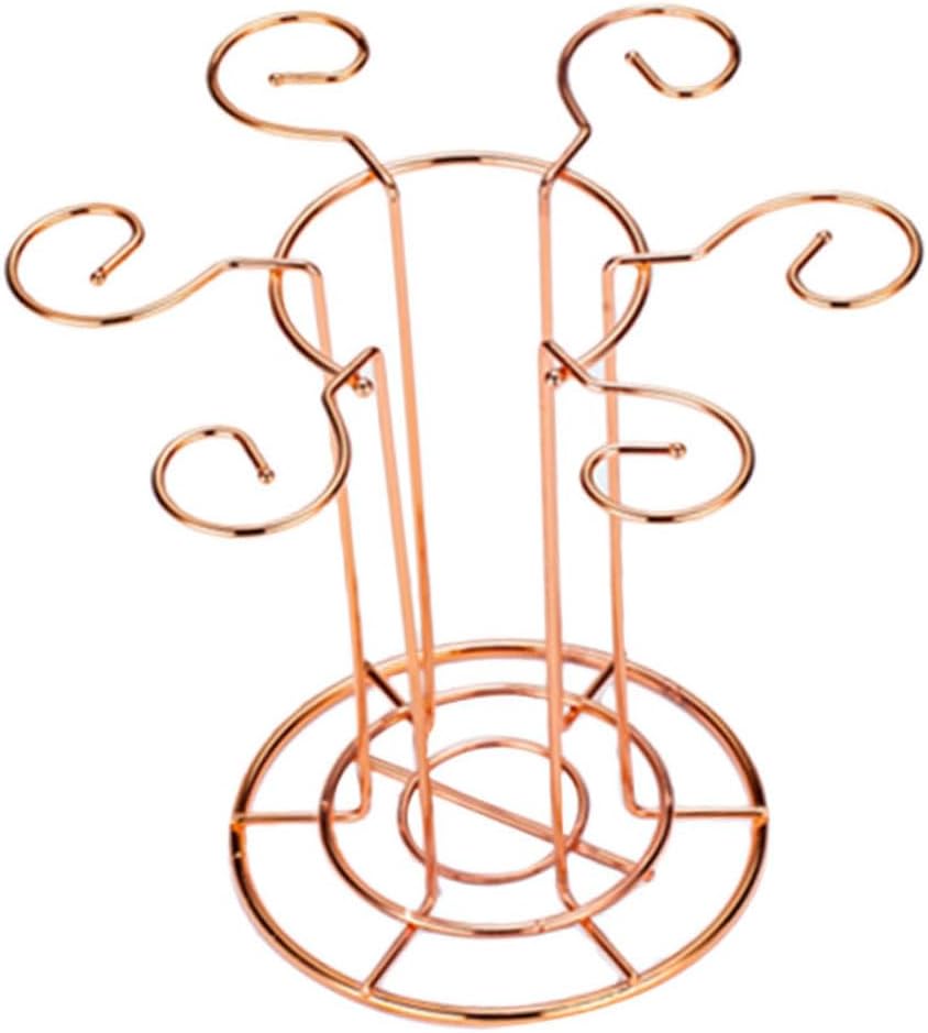 Wine Rack Countertop Upside-Down Goblet Holder Elegant Iron Art Goblet Storage