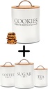 D'Lifeful Farmhouse Airtight Canister Sets + Cookie Jar