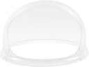 ROVSUN Cotton Candy Machine Bubble Shield Cover Acrylic, 21 Inch Dome for Commercial Candy Floss Maker Machine Clear