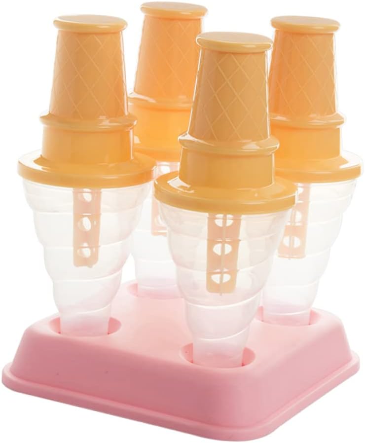 DECHOUS Diy Ice Cream Molds Creative Popsicle Maker for Homemade Treats Easy to Use Clean for Family Fun Mint Green Design