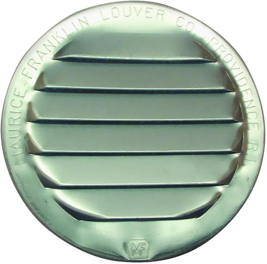 Maurice Franklin Louver-2.5" Round Aluminum Louver with Insect Screen (Priced Per Bag of 4). Item# 2.5" RL-100