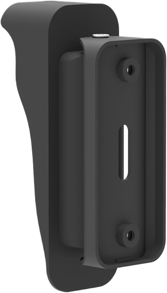 Doorbell Mount, Adjustable Angle Holder, Wireless Camera Bracket Black, Sturdy, No Drill Weatherproof Design for Home Security, Apartment, Rental Property, Outdoor Entry Use