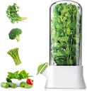 Herb Keeper for Refrigerator - Premium Herb Saver, Keep Cilantro Fresh, Versatile Herb Keeper for Prolonging Freshness of All Herbs