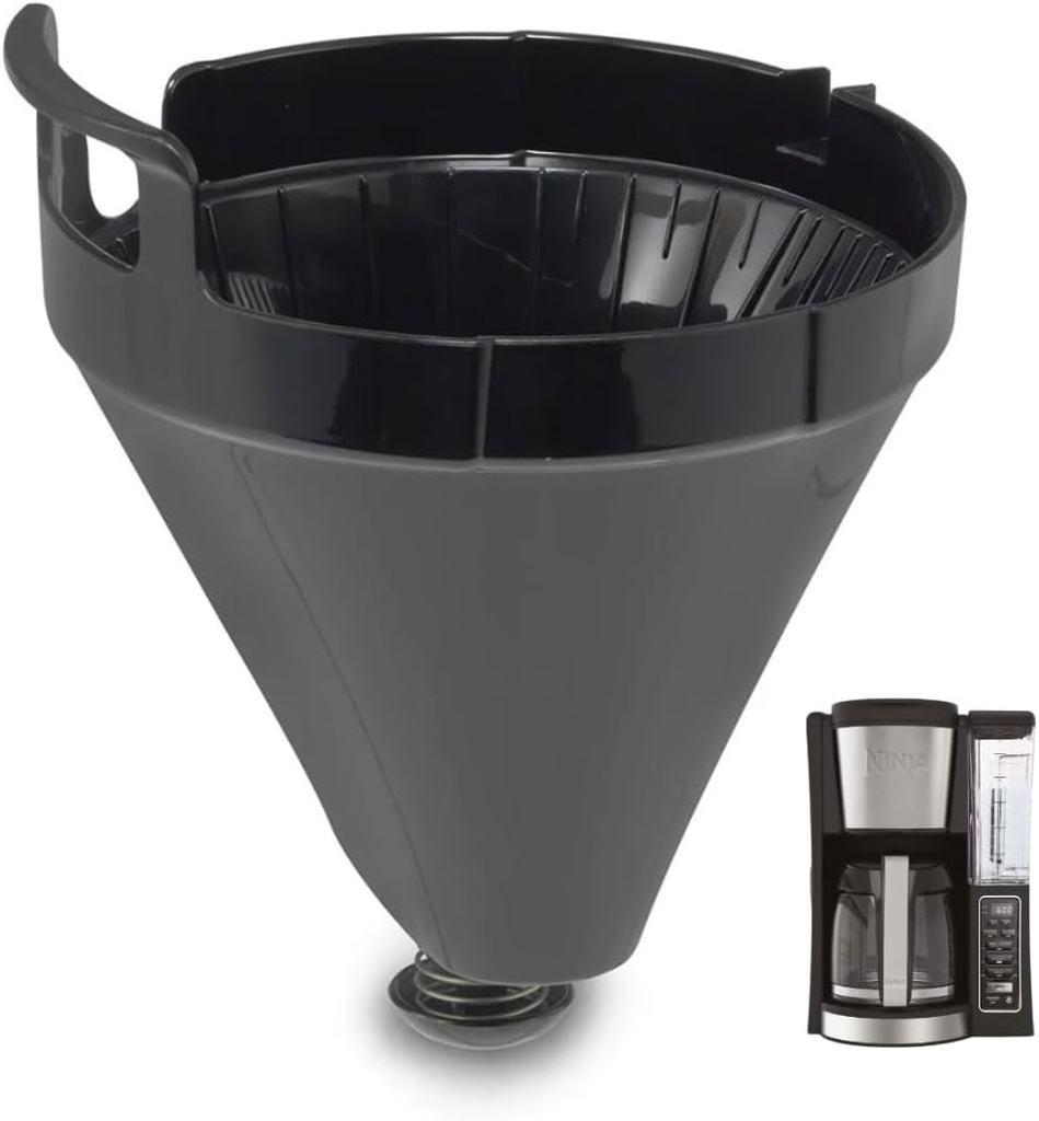 Replacement Brew Basket For Ninja Coffee Maker, Compatible with Models CE200 and CE201 Series, Black