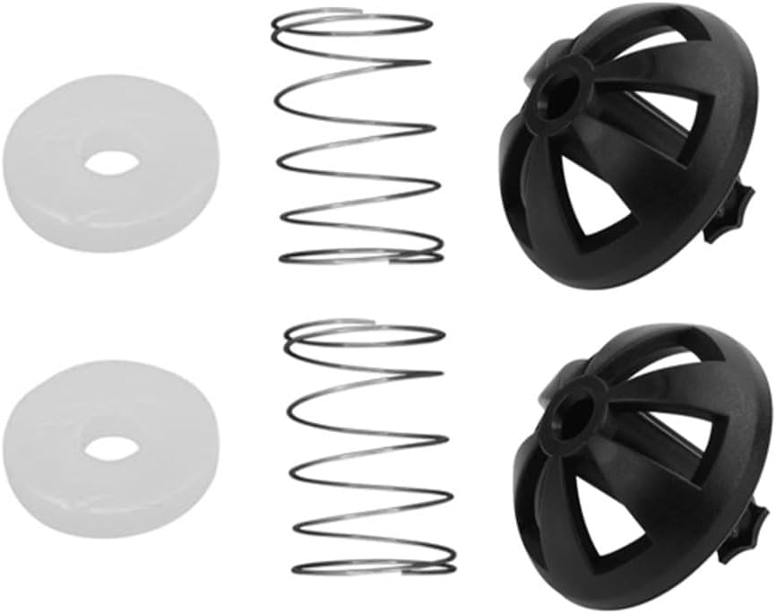 Coffee machine brew basket bottom spring stopper kit replacement, suitable for Mr. Coffee, Black and Decker, Hamilton coffee machine parts, coffee machine accessories 990117900, 990237500, (2 pieces)