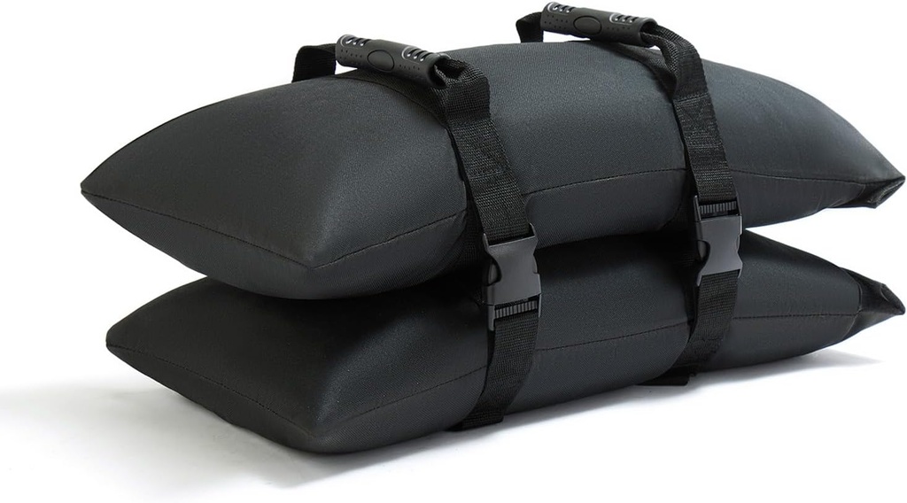 Sand Bags for Weight, 2-Pack 50LBS Heavy-Duty Fillable Sandbags for Weight to Hold Down Umbrella Base, Patio & Cantilever Umbrella Stands, Outdoor Furniture(Without Sand)(2, Medium)