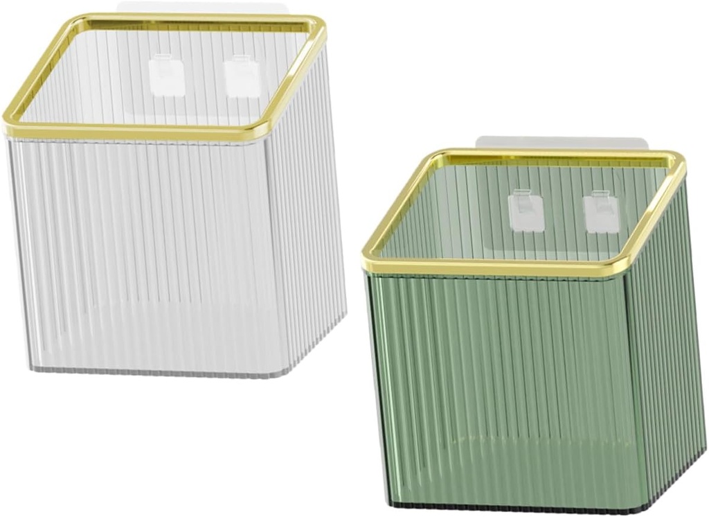 Ciieeo 2pcs Hanging Kitchen Baskets Wall-mounted Storage Boxes Bathroom Sundries Basket Wall Hanging Home Supply