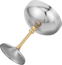 BESTYASH Stainless Steel Dessert Cup Ice Cream Goblet for Cocktails Puddings Snacks Modern Footed Bowl for Home Bars Restaurants