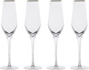 Champagne Goblet, Lead-Free Crystal Glass, Perfect for Drinking Cocktails, Full-Bodied Beer, Juice, and Water, Elegant Stemmed Wine Glasses, Cocktail Glasses, 4 pieces wine glass ( Color : Phnom Penh