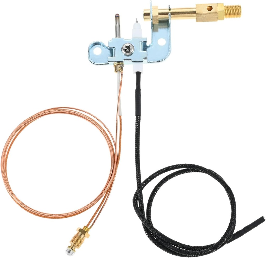 110803-02 LPG Pilot ODS Repair Kit for DESA Vent-Free Propane Heaters & Fireplaces - Replacement Pilot Bracket, Thermocouple & Igniter Wire - Compatible with GP30, GWP30, WMP20T & More