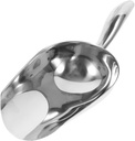Alipis 150pieces Ice Shovel Stainless Steel Ice Cube Scoop Kitchen Grain Scoop for Food