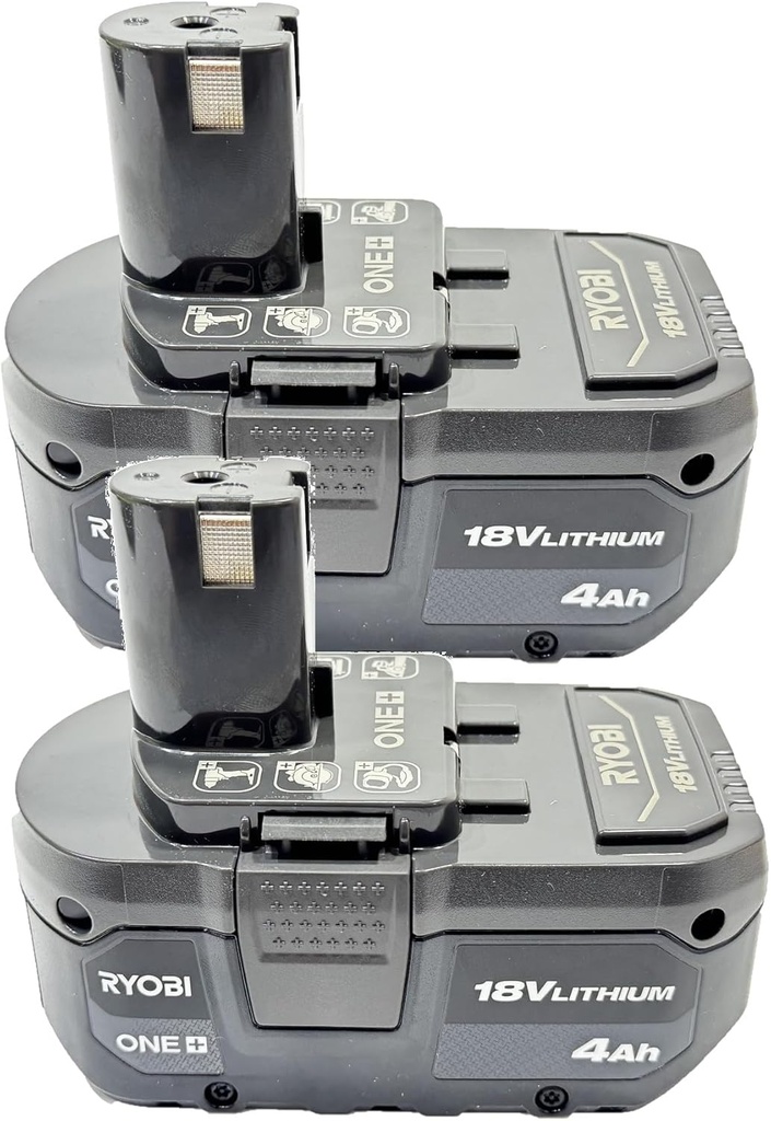 RYOBI 18-Volt ONE+ Lithium-Ion 4.0 Ah High Capacity Battery (2-Pack)