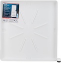 Camco Stackable Washing Machine Drain Pan - Great for Apartment-Sized Washers or Stackable Units - Protects Floors from Leaks & Measures 28-Inches x 30-Inches - Crafted of Heavy-Duty Plastic (21006)