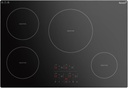 Ranein Induction Cooktop with 4 Burners, 30 inch 7800W 240V Durable Panel Electric Cooktop, Multiple Safety Protections Stove